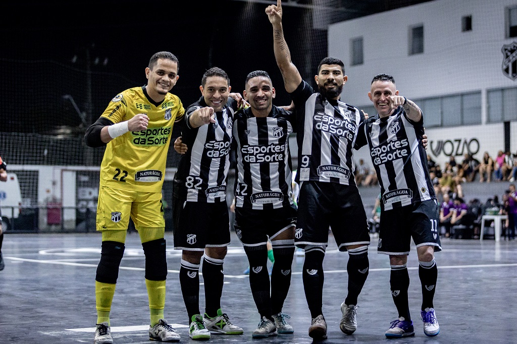 Futsal: No Ginásio Vozão, Ceará goleia o Crateús por 6 x 1 em jogo do Estadual