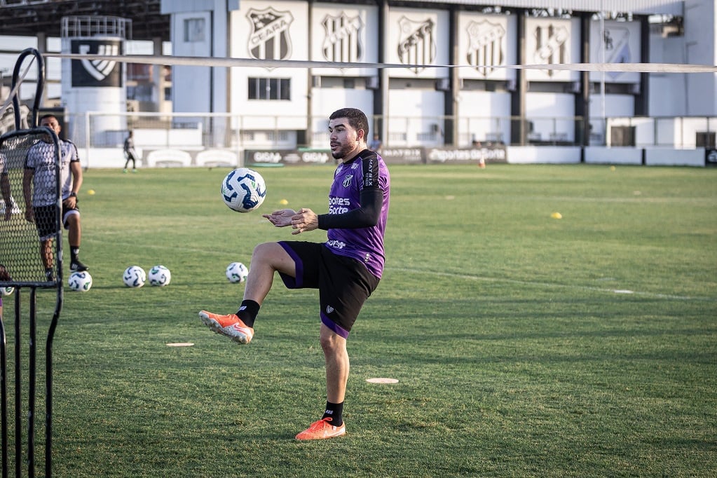 Dois dias antes de enfrentar o Mirassol, Ceará inicia os treinamentos para o duelo com a equipe paulista