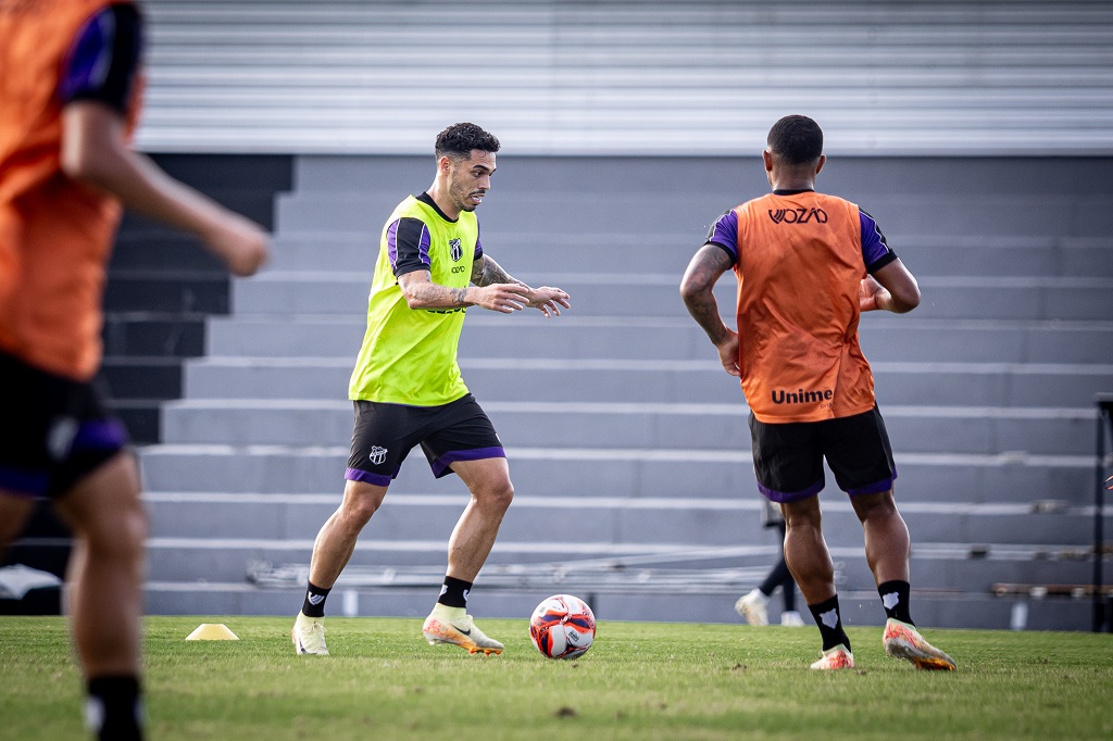 Ceará realiza seu último treinamento da semana e está pronto para encarar o Horizonte