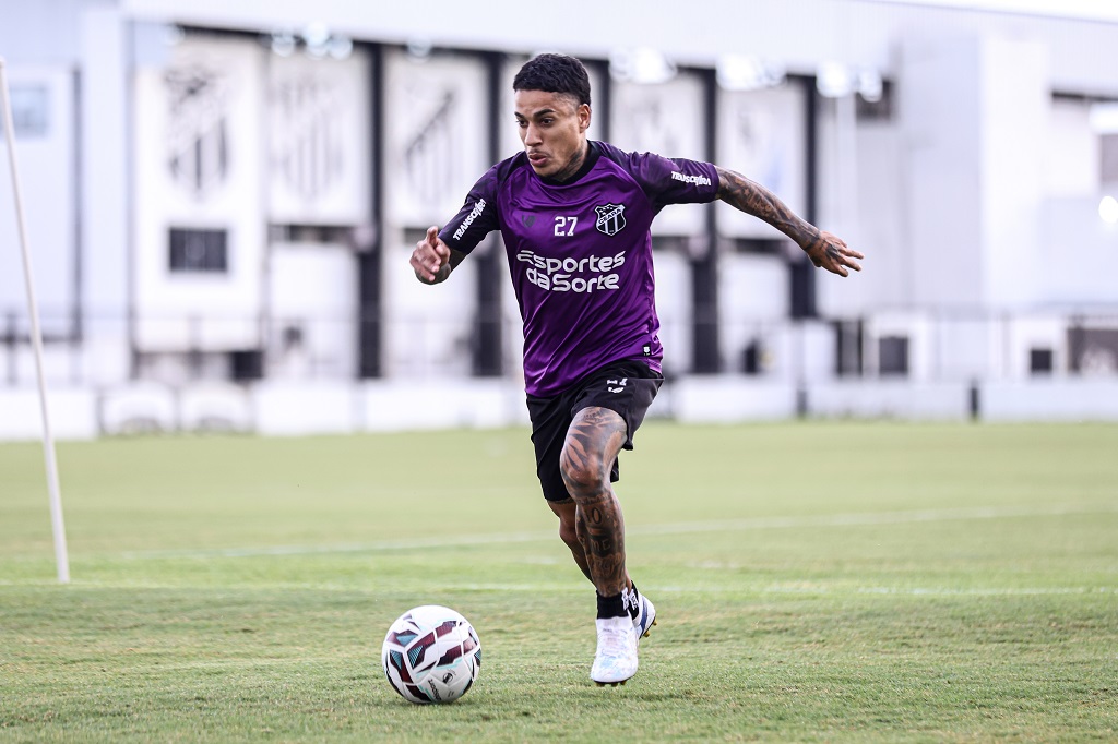 Com treino técnico, Ceará inicia preparação para enfrentar o Juventude/RS fora de casa