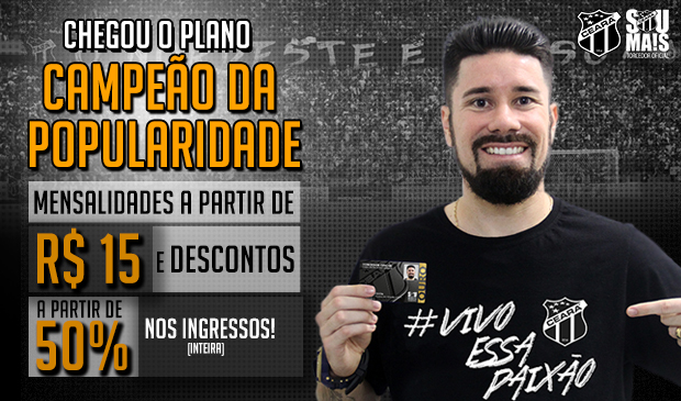 Chegou o Campeão da Popularidade