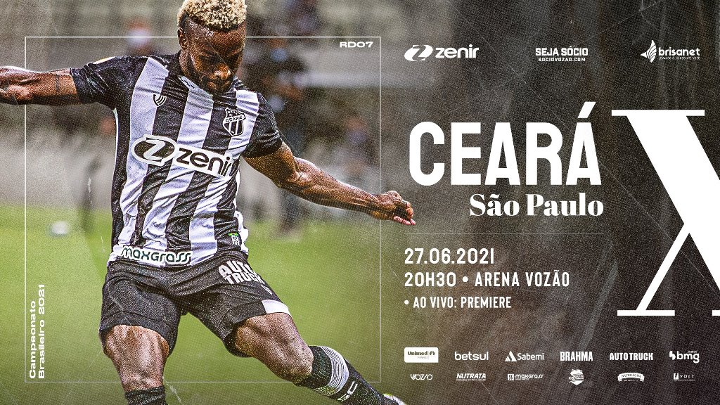 Pela Sétima rodada da Série A, Ceará encara o São Paulo, na Arena Castelão