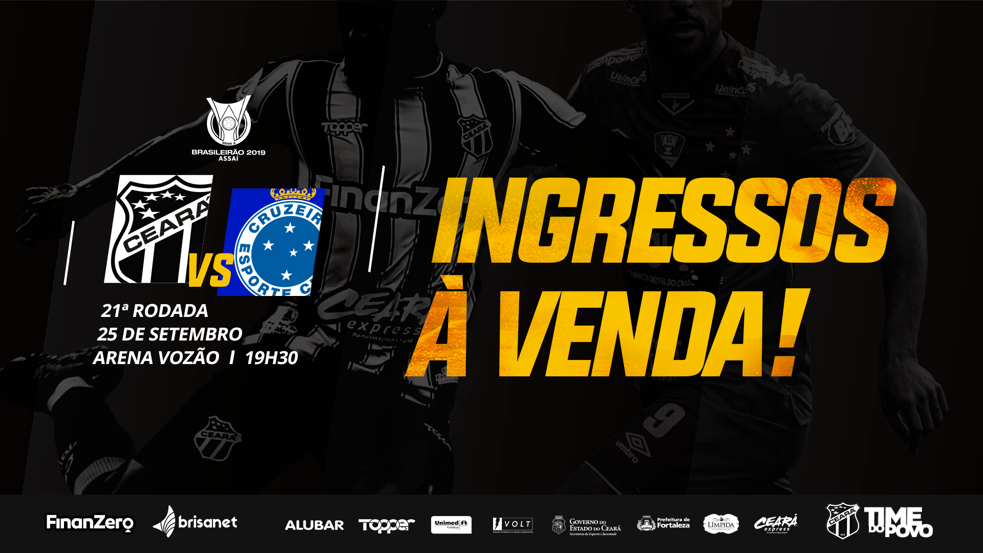 Confira informações sobre ingressos para Ceará x Corinthians