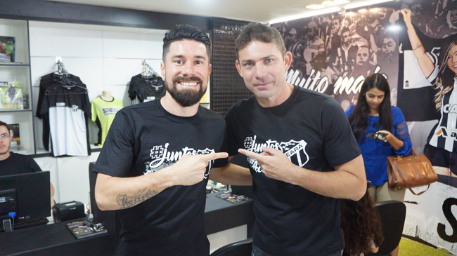 Ricardinho e Mota, dois ídolos de carteirinha