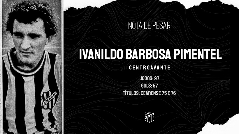Nota de pesar: Ivanildo Barbosa Pimentel