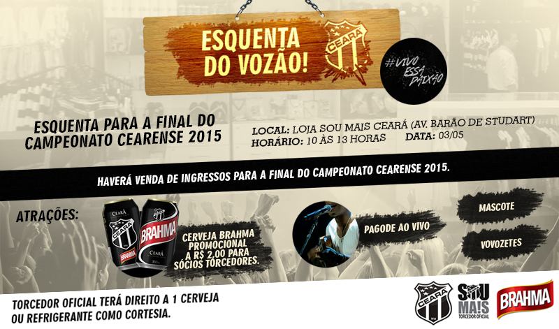 Esquenta do Vozão - Final do Estadual - #VivoEssaPaixão