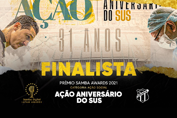 Com ação em homenagem ao SUS, Ceará é finalista no Samba Awards pelo 2º ano seguido