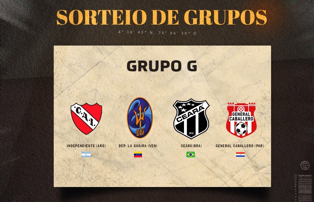 Copa Sul-Americana: Após sorteio na sede da Conmebol, Ceará conhece seus primeiros adversários na competição