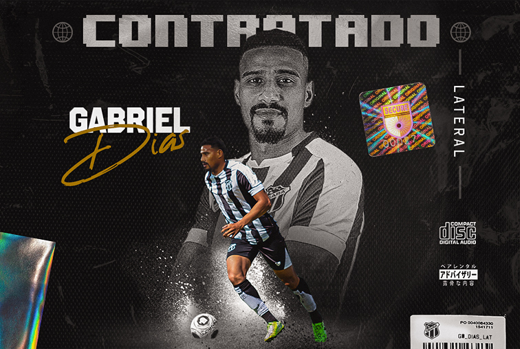 Gabriel Dias é o novo reforço do Ceará para a temporada 2021