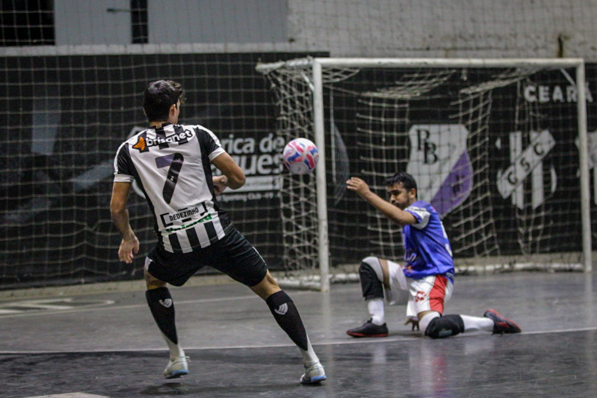 Futsal: Ceará goleia o Tigres da Vila no jogo de ida das quartas de final da Copa Estado