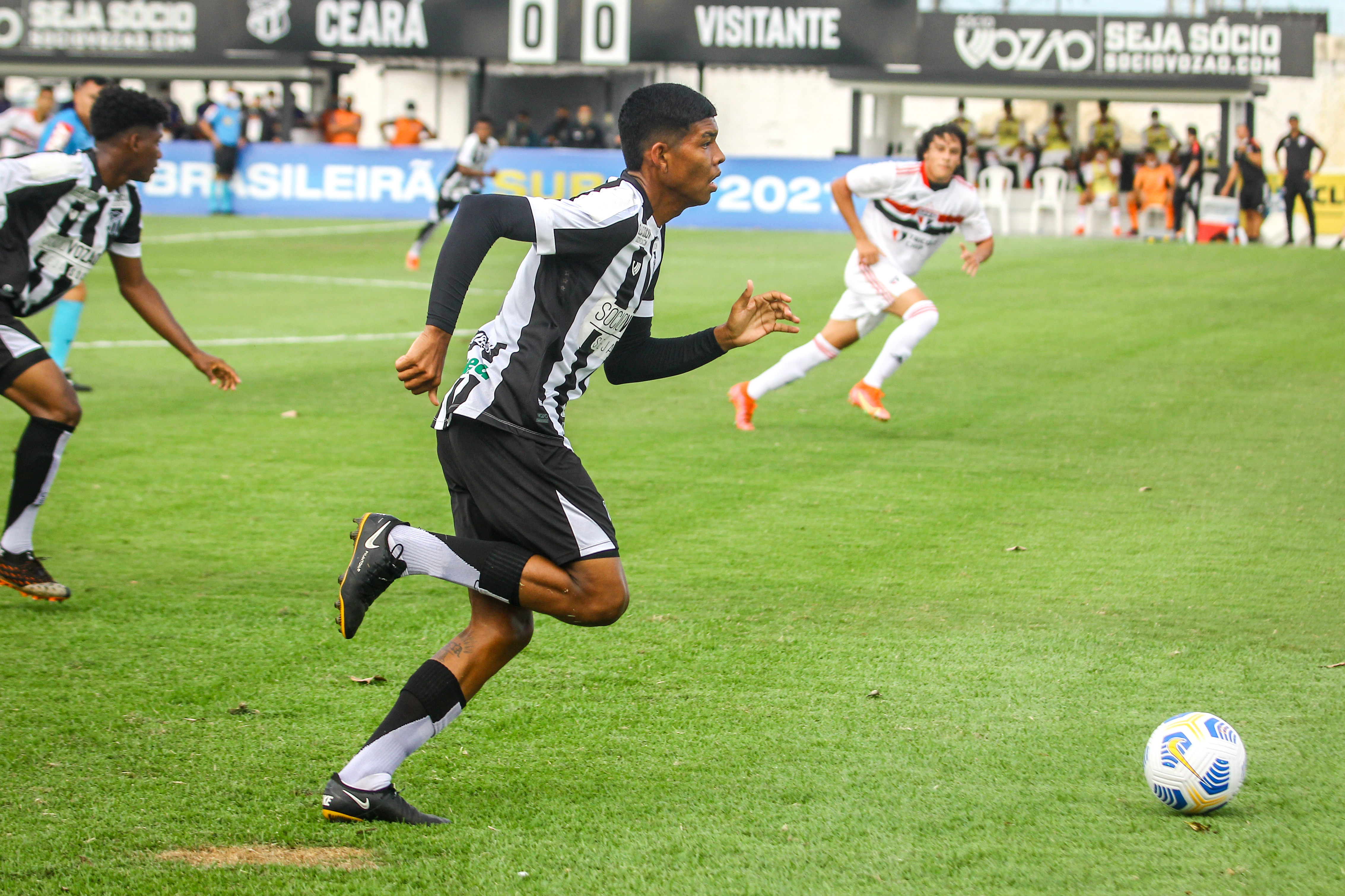 Sub-17: Na penúltima rodada do Brasileiro, Ceará perde para o São Paulo