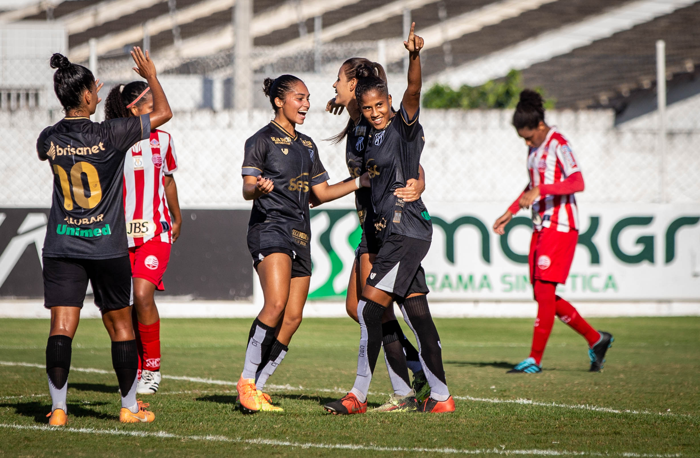 Fut. Feminino: Dentro de casa, Ceará goleia o Náutico-PE