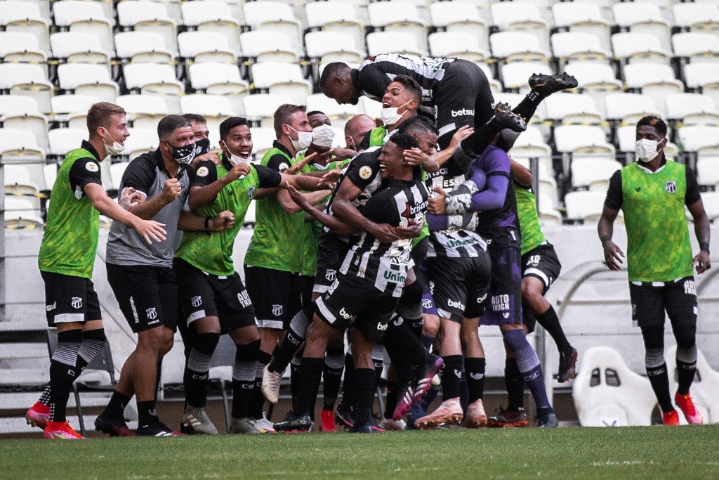 Base forte: Na estreia vitoriosa no Campeonato Brasileiro, Ceará teve cinco atletas formados na Cidade Vozão