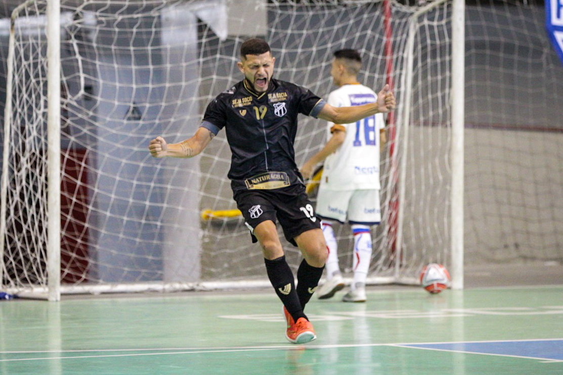 Futsal: Muel decide e Ceará vence o Fortaleza no jogo de ida das semifinais da Copa Estado