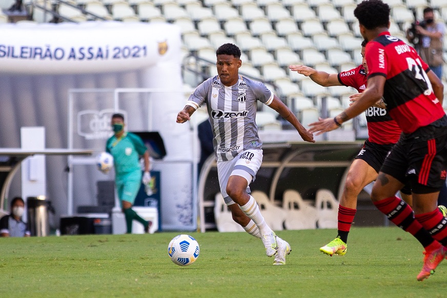 Série A: Na Arena Castelão, Ceará fica no empate em 1 a 1 com o Flamengo