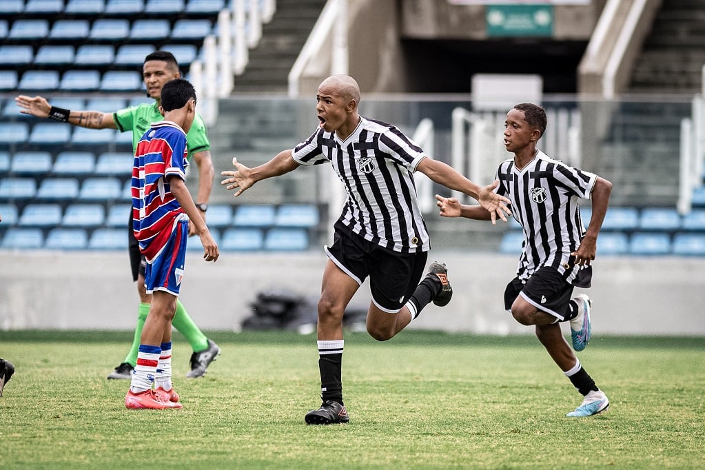 Ceará vence Clássico-Rei por 1 a 0 e se sagra campeão inédito da Copa Manjadinho Sub-12