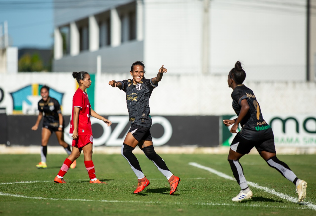 Fut.Feminino: Jogando em casa, na estreia da Série A2, Ceará vence o América/RN