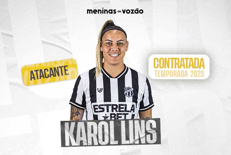 Fut. Feminino: Karol Lins é a nova atacante das Meninas do Vozão