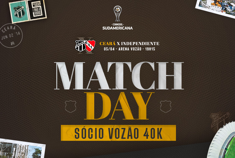 Match Day Sócio Vozão: 40 sócios-torcedores serão sorteados para vivenciar uma experiência única nesta terça-feira (5)
