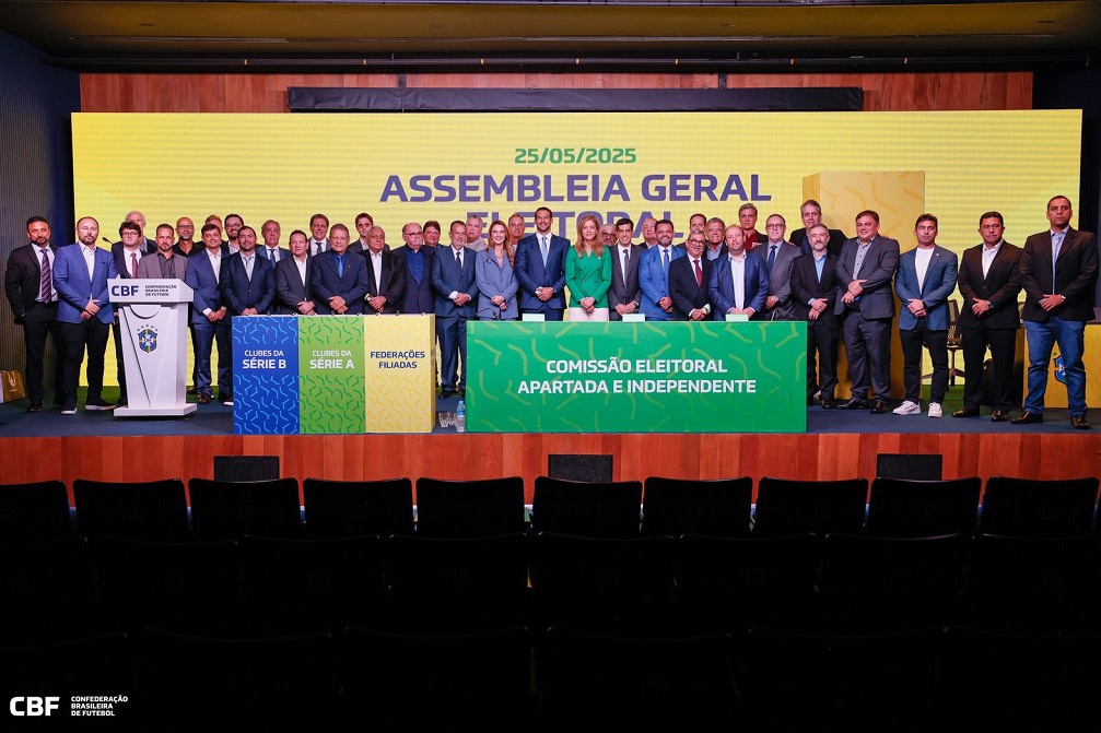 Pres. João Paulo Silva deseja uma gestão de trabalho e melhorias a Samir Xaud, novo presidente da CBF