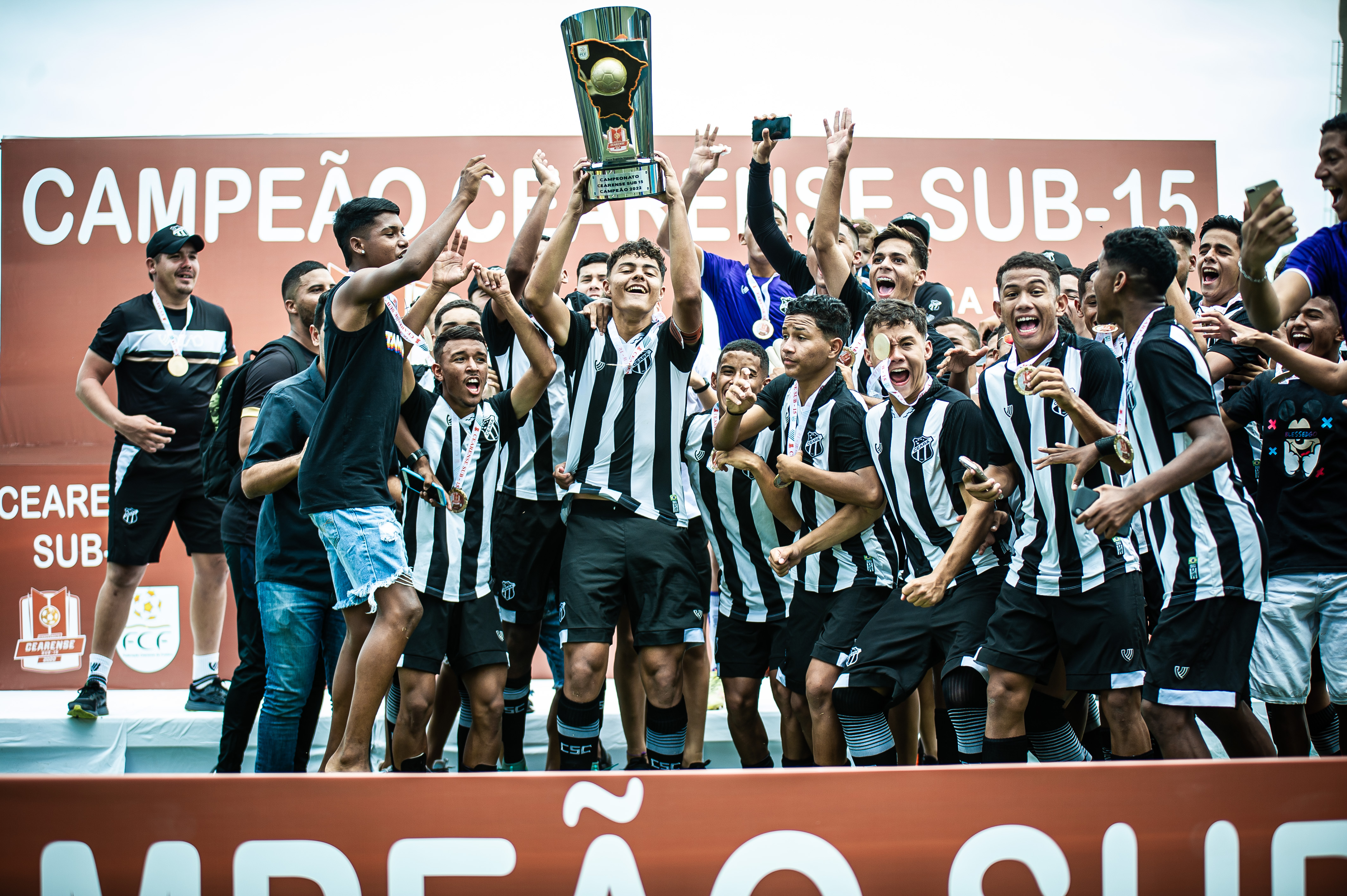 Sub-15: Nos pênaltis, Vozão vence o rival e conquista o título cearense