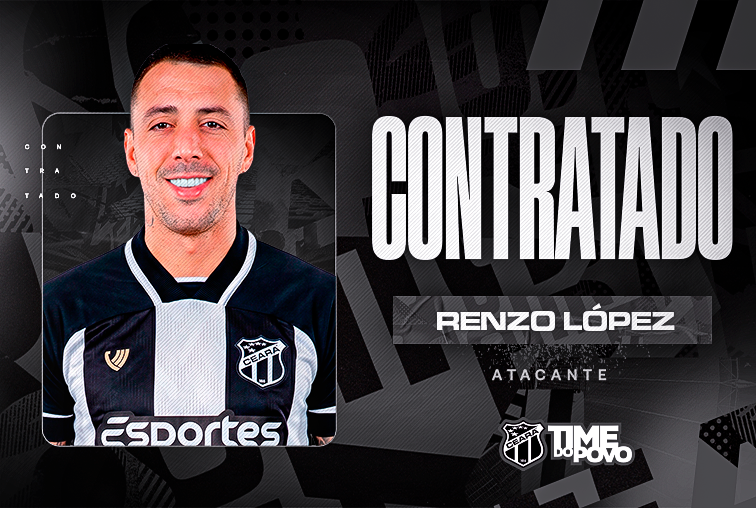 Contratação: Uruguaio Renzo López acerta com o Time do Povo e é o novo centroavante alvinegro