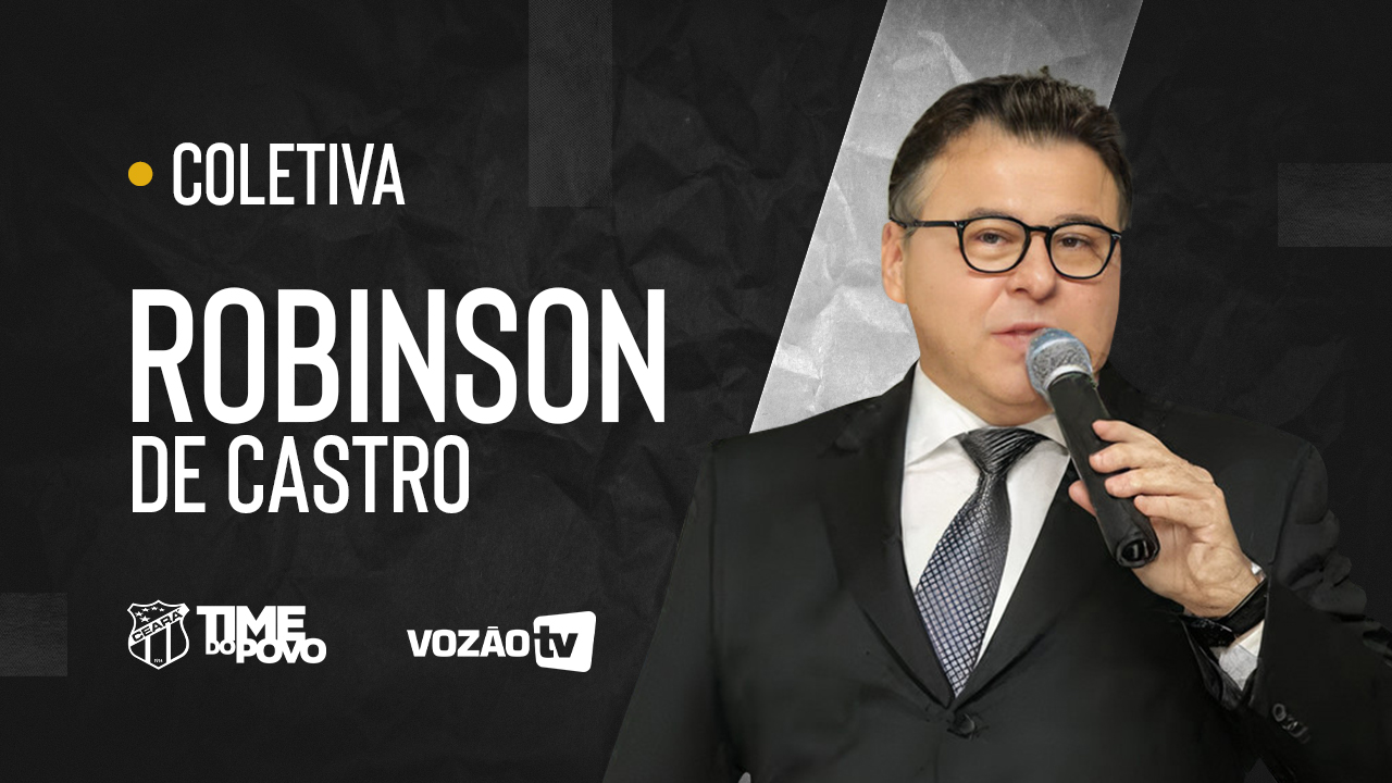 Coletiva de imprensa com o presidente Robinson de Castro