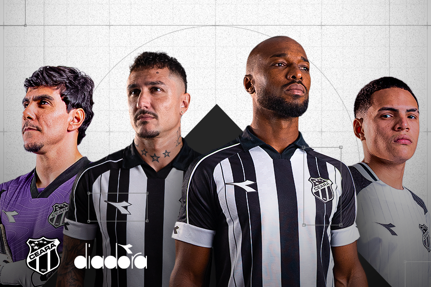 Em parceria com a Diadora, Ceará lança os modelos 2026/27 de seus uniformes oficiais