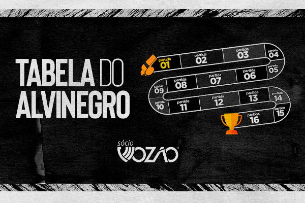 “Tabela do Alvinegro”: Vozão lança jogo que premiará carro 0 km para sócio-torcedor