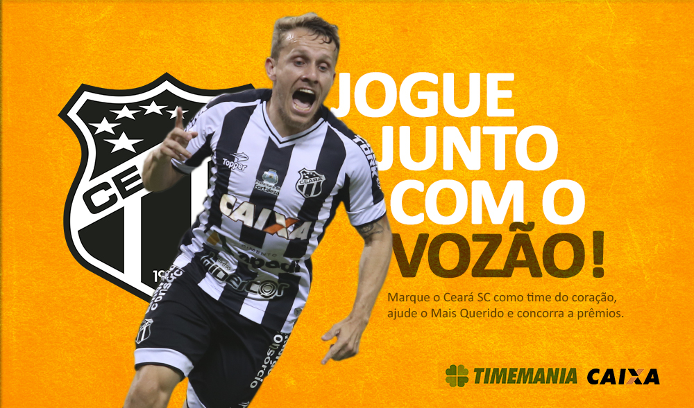 Aposte na Timemania e contribua com o crescimento do Ceará