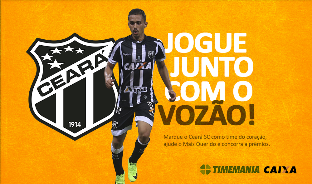 Aposte na Timemania e contribua com o crescimento do Ceará