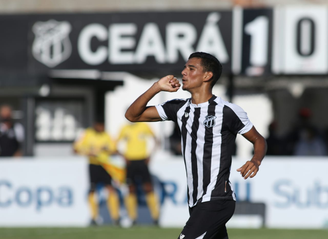 Sub-20: Ceará goleia o São José/RS e avança de fase na Copa do Brasil