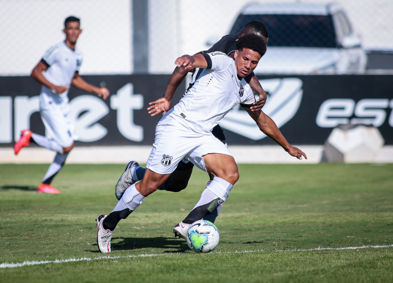 Sub-20: Ceará e Botafogo empatam em 2x2 pelo Brasileirão
