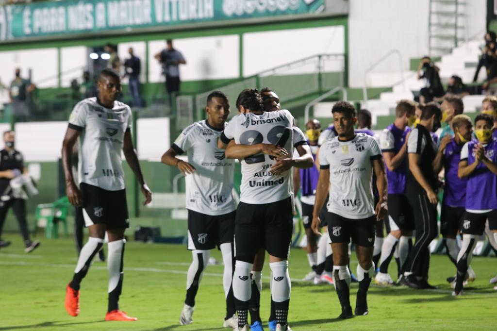 Série A: Em recorte dos últimos 10 jogos do Brasileiro, Ceará aparece na 5ª posição da tabela