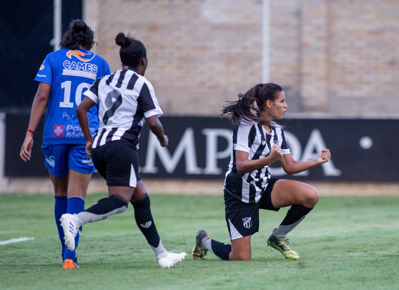 Fut. Feminino: Na Cidade Vozão, Ceará vence o São Gonçalo, pelo Campeonato Cearense