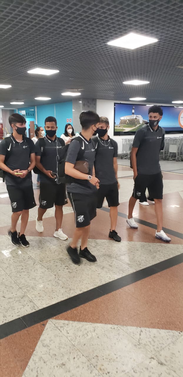 Sub-17: Ceará desembarca em Salvador para sexta rodada do Brasileirão