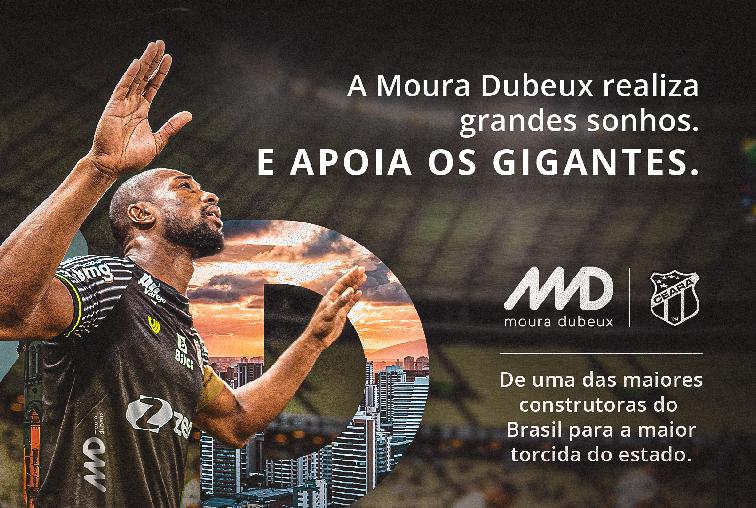 Comercial: Construtora Moura Dubeux é a nova patrocinadora do Vozão