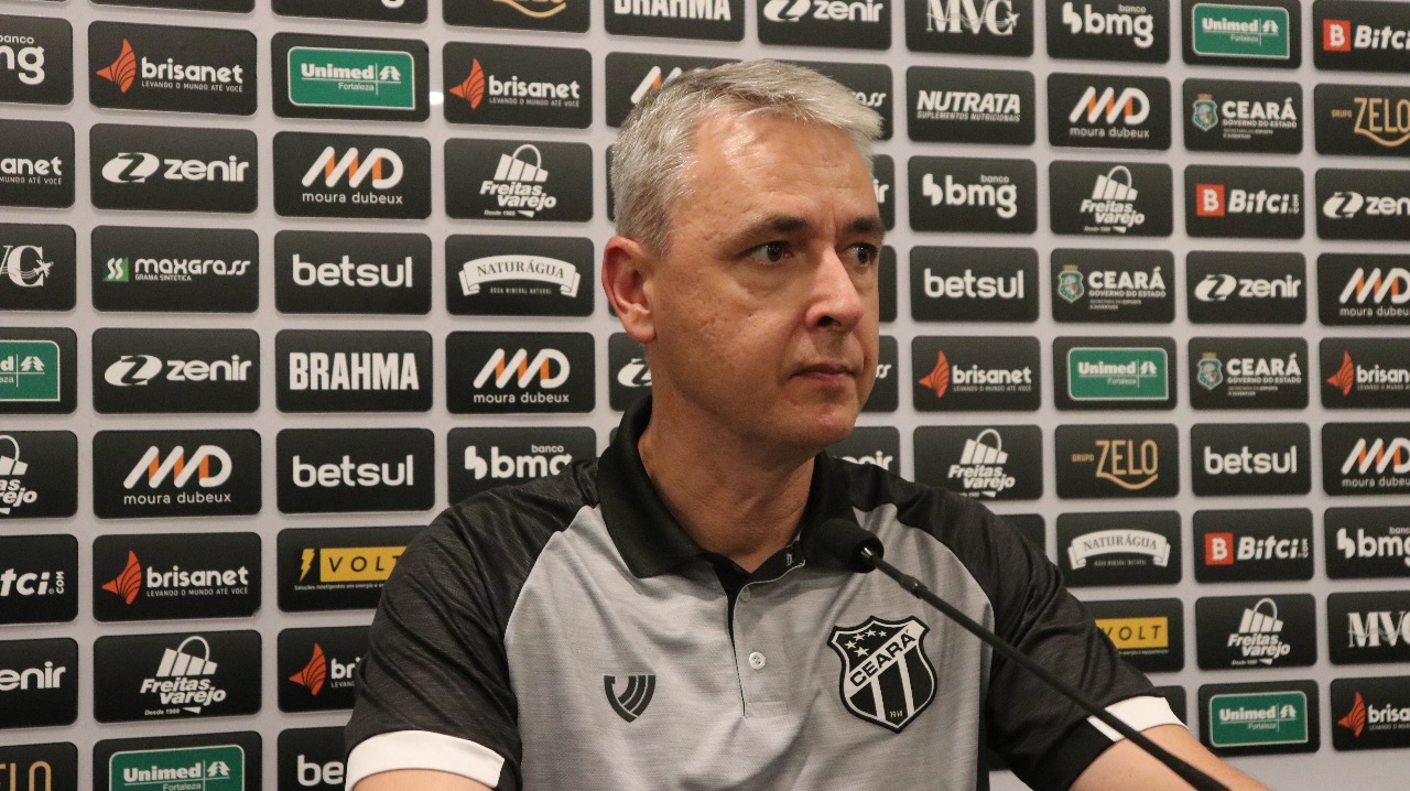 Em coletiva pós-jogo, Tiago Nunes comenta sobre a vitória no primeiro jogo do Campeonato Cearense