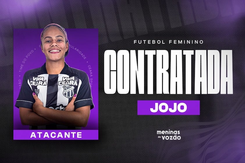 Fut. Feminino: De volta! Artilheira do Ceará em 2025, Jojo é a terceira contratação para a disputa do Cearense