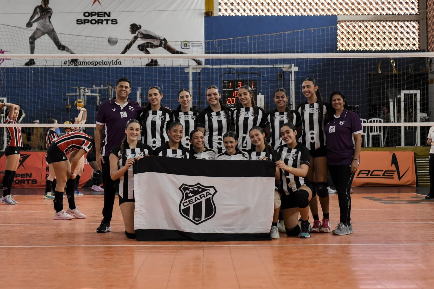 Vôlei: Ceará vence São Paulo por 3 sets a 0 na 2ª rodada do CBI Sub-17 Feminino