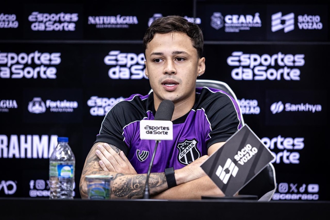 Matheus Araújo comenta a fase vivida no Ceará e fala sobre o Clássico-Rei: “É decidido no detalhe”