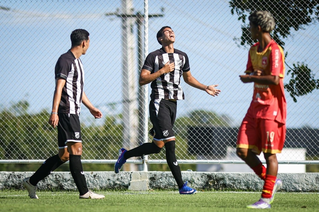Sub-20: Ceará vence Vila Real novamente e confirma classificação para a semifinal do Cearense