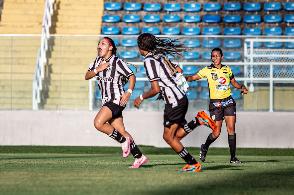 Fut. Feminino: Na estreia do Campeonato Cearense, Ceará goleia o Juventus  por 9x0