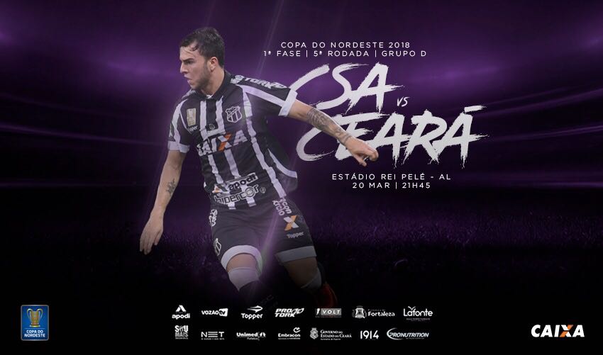 Copa do NE: Já classificado para as quartas, Vozão enfrenta hoje o CSA
