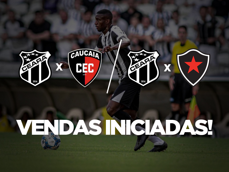 Confira informações sobre ingressos para os dois próximos jogos do Vozão