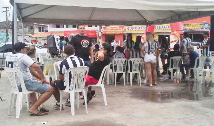 Gincana "Sou 10 no Centenário" realizou mais uma Blitz para os alvinegros