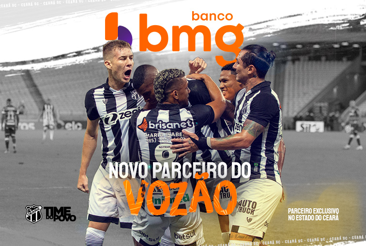 Em parceria com BMG, Ceará lança banco digital gratuito para os torcedores alvinegros