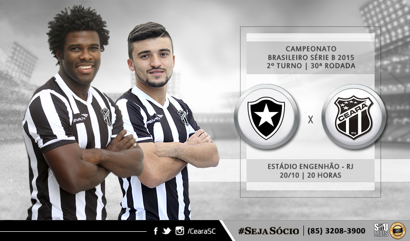 Em duelo de alvinegros, Ceará e Botafogo se enfrentam nesta noite