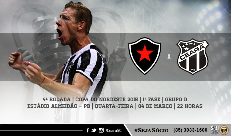 Fora de casa, Vozão encara o Botafogo/PB e precisa da vitória