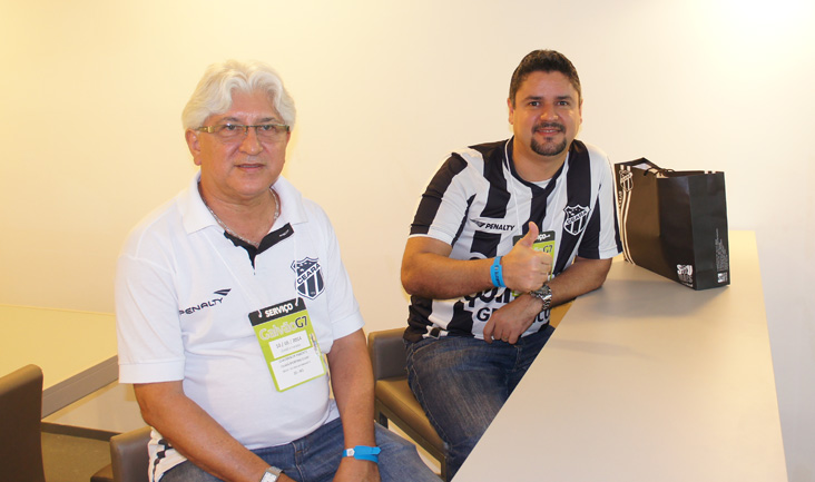 Ceará 2 x 1 Paraná: "Eu fui de camarote"